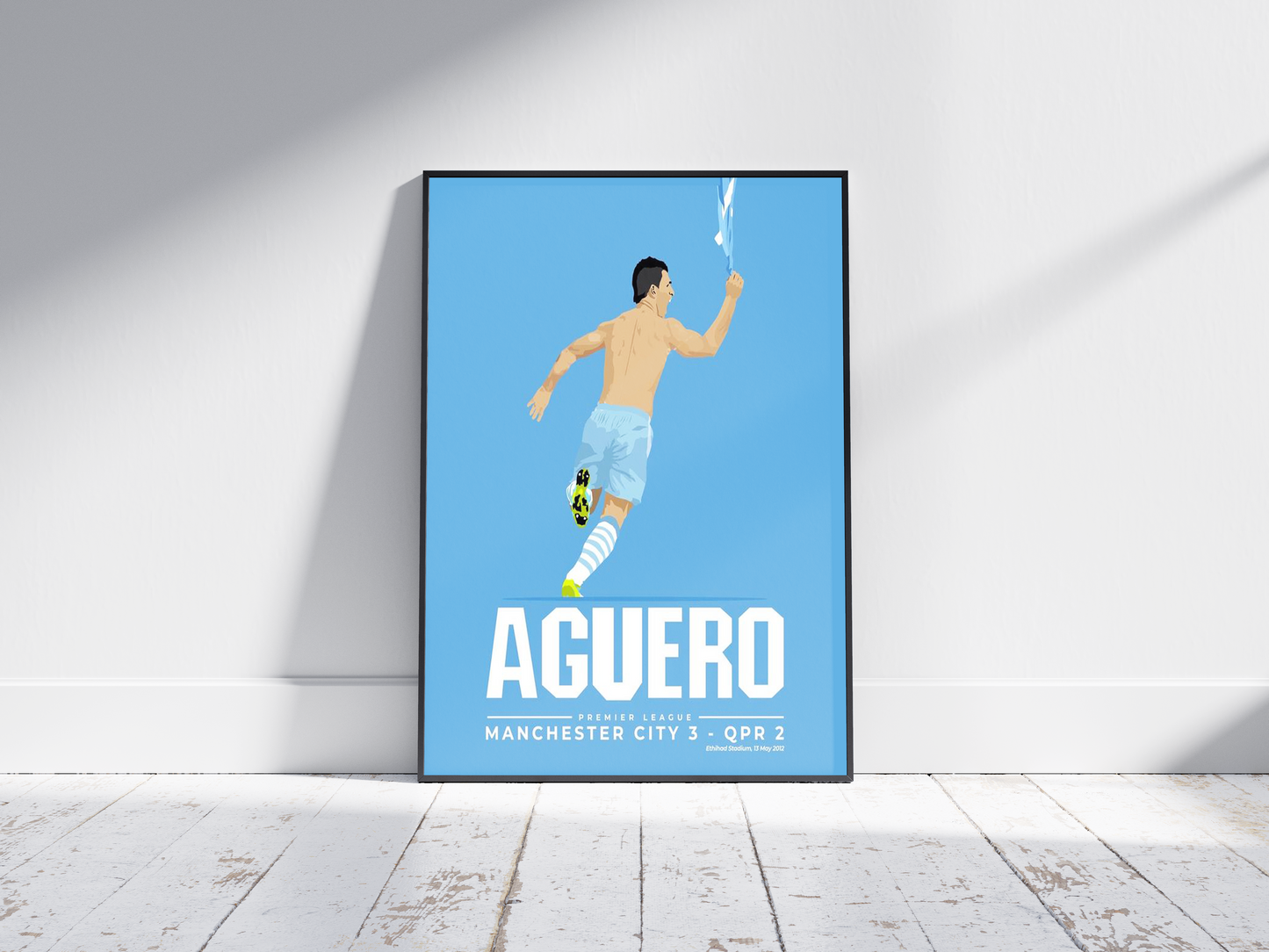 Aguero Iconic Moment Poster