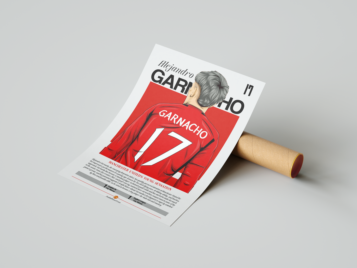 Manchester United: Alejandro Garnacho Illustration