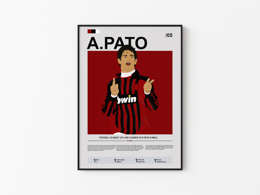 Alexander Pato AC Milan Poster