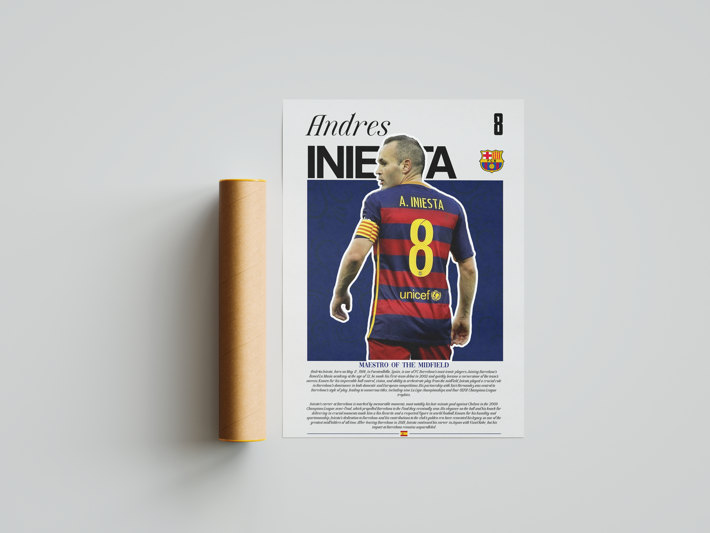 Andres Iniesta Barcelona Bio