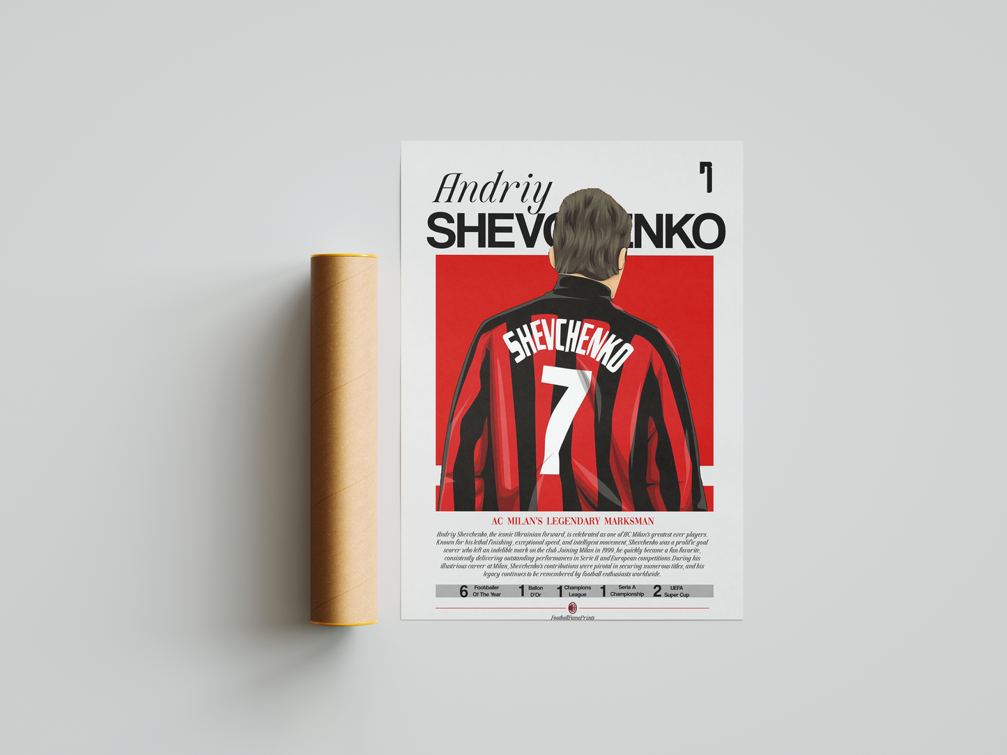 AC Milan: Andriy Schevchenko Illustration