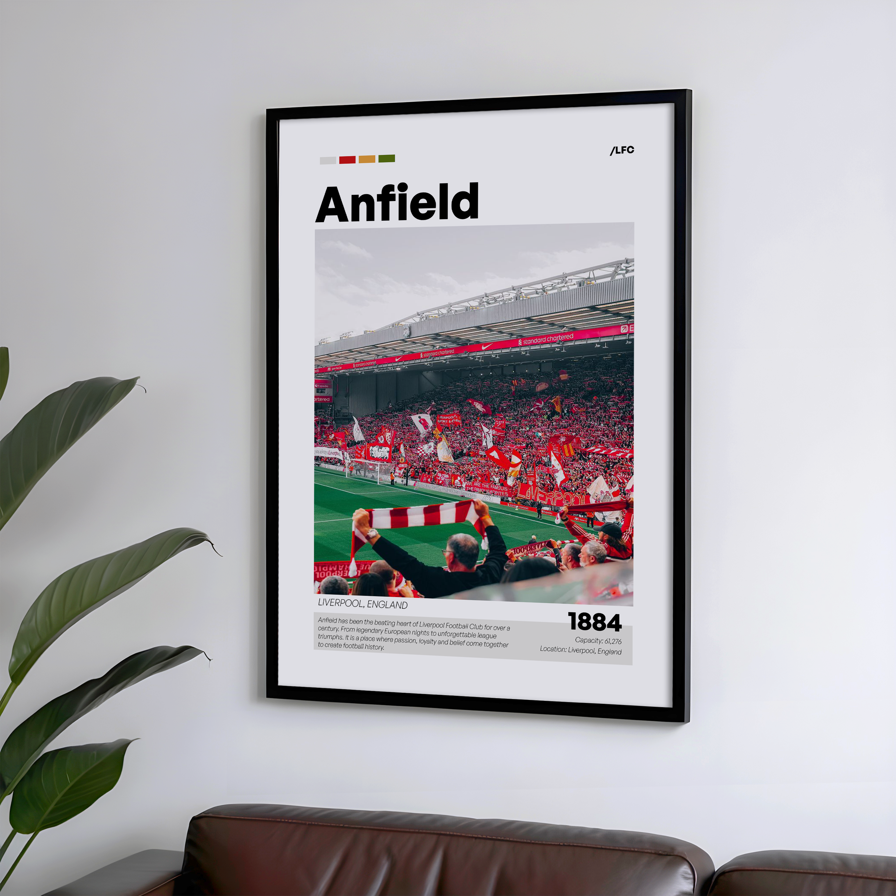 Anfield Stadium Poster - Liverpool FC
