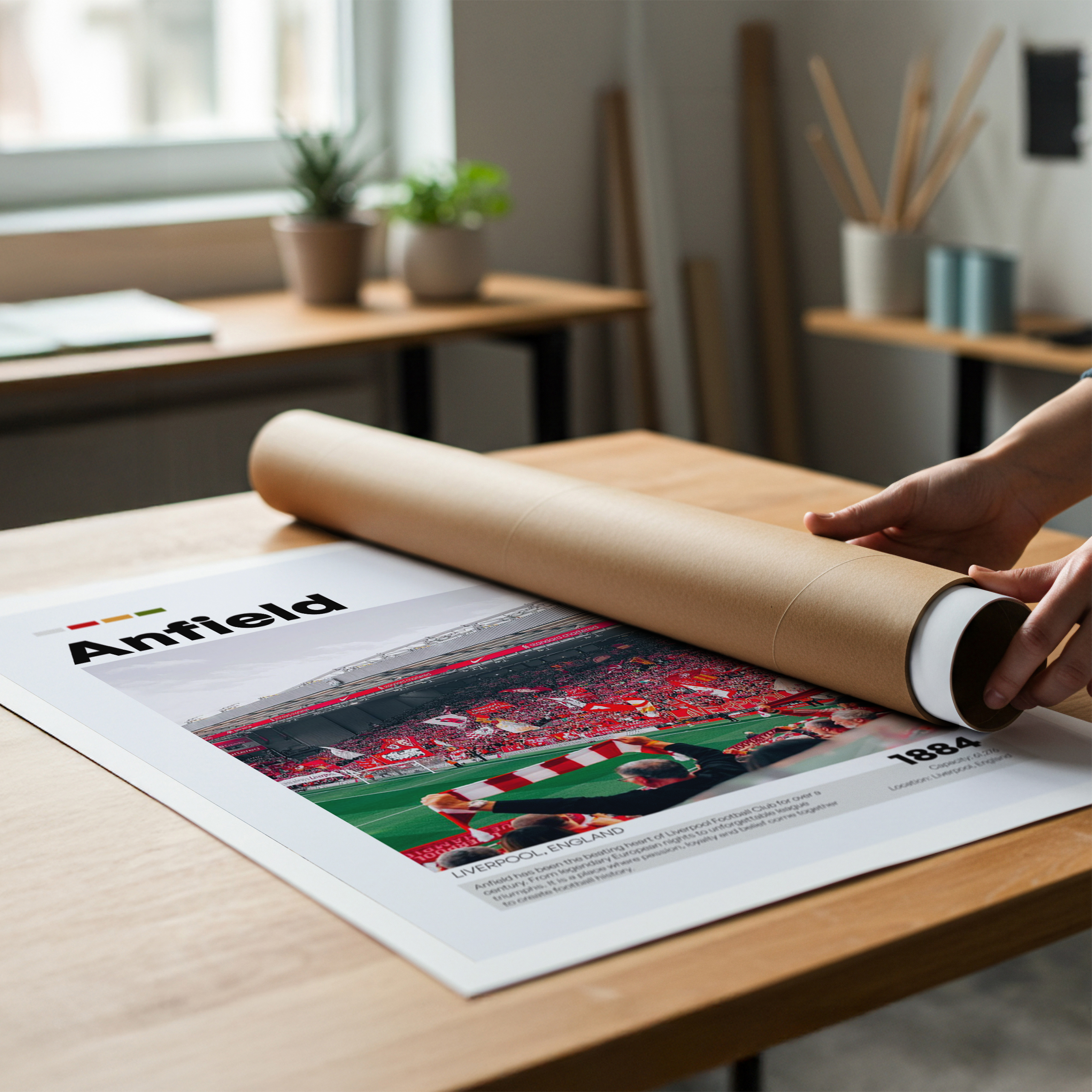 Anfield Stadium Poster - Liverpool FC