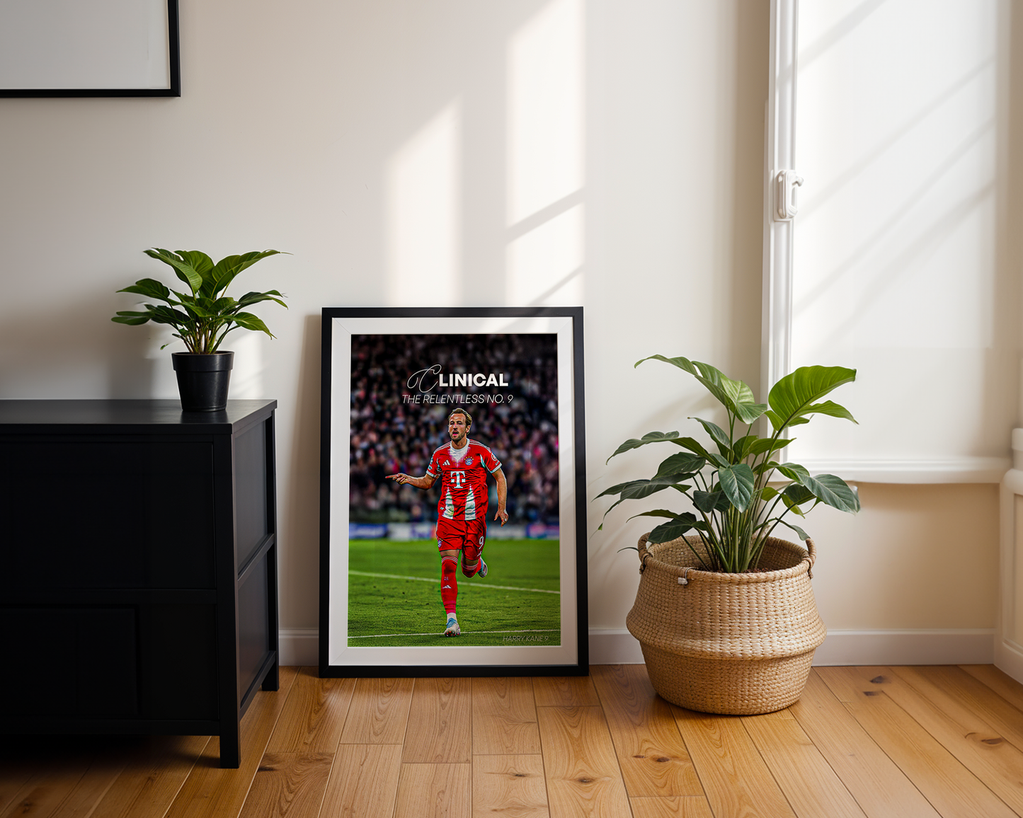 Harry Kane - Clinical | The Relentless No.9 Football Wall Art