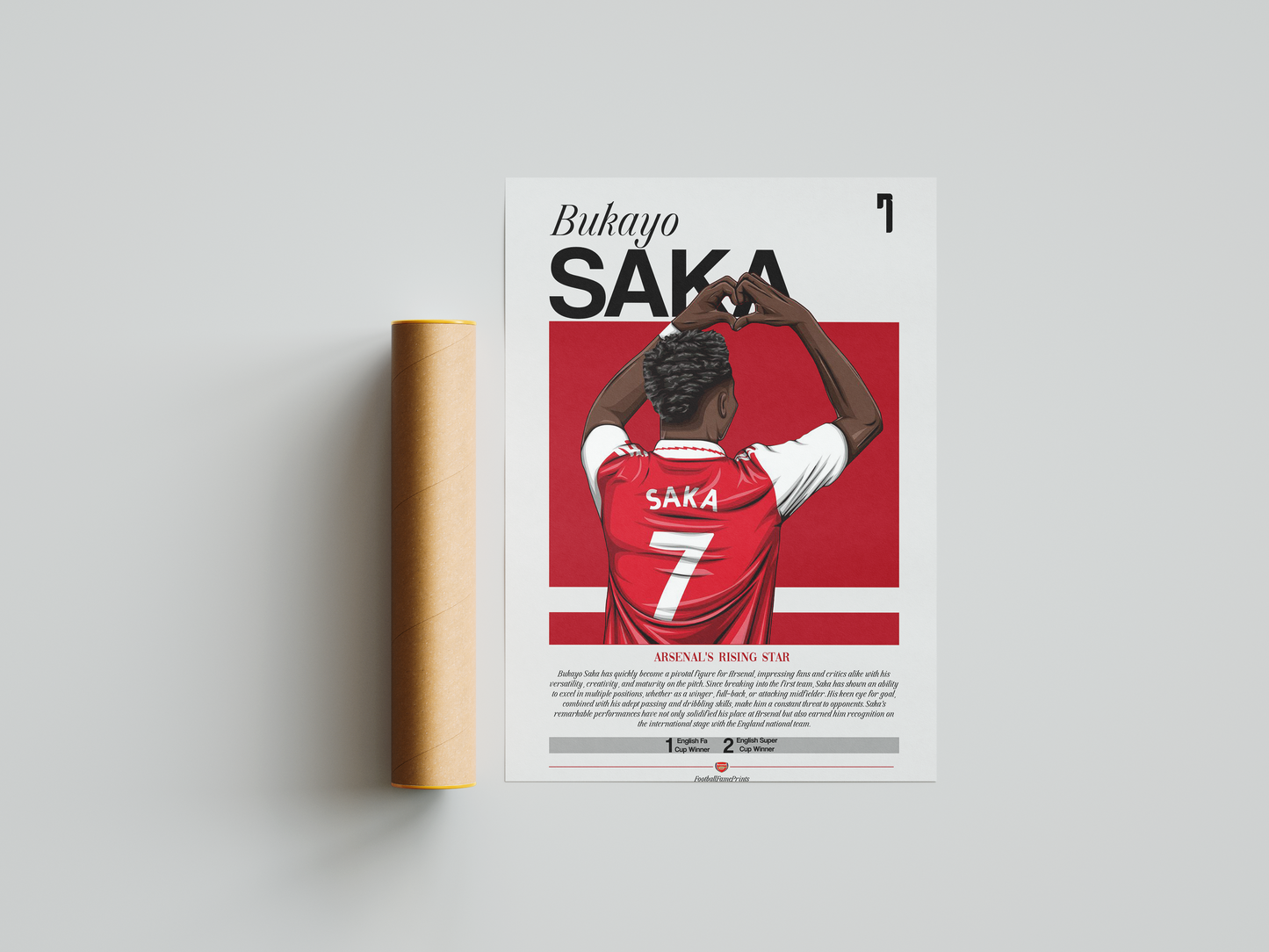 Bukayo Saka Illustration