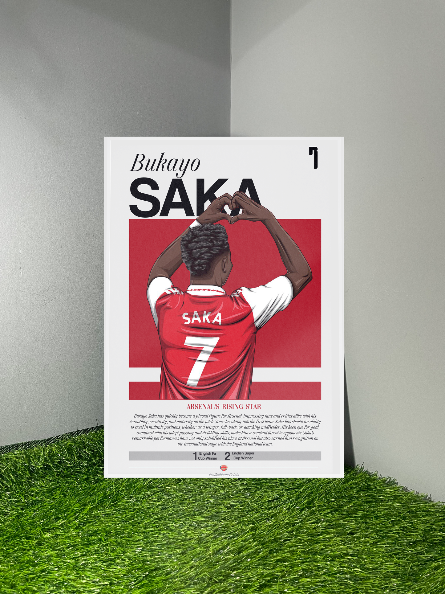 Bukayo Saka Illustration