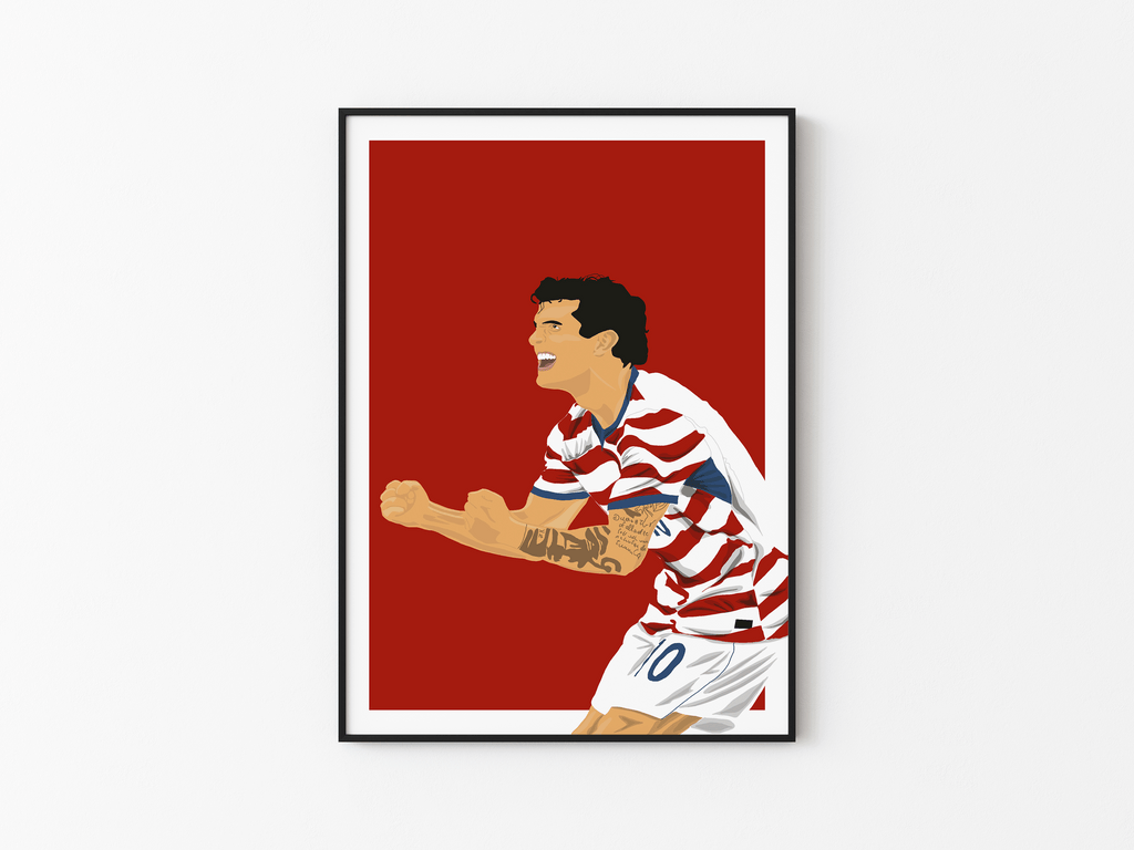 Christian Pulisic - USA Illustration Poster