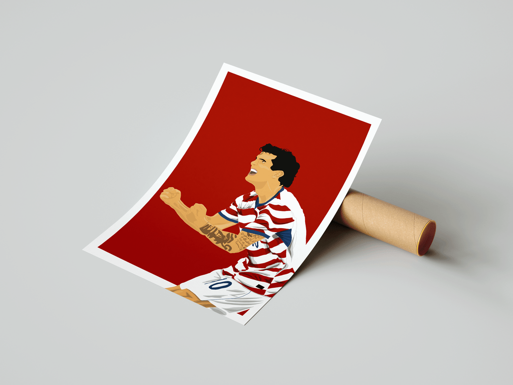 Christian Pulisic - USA Illustration Poster