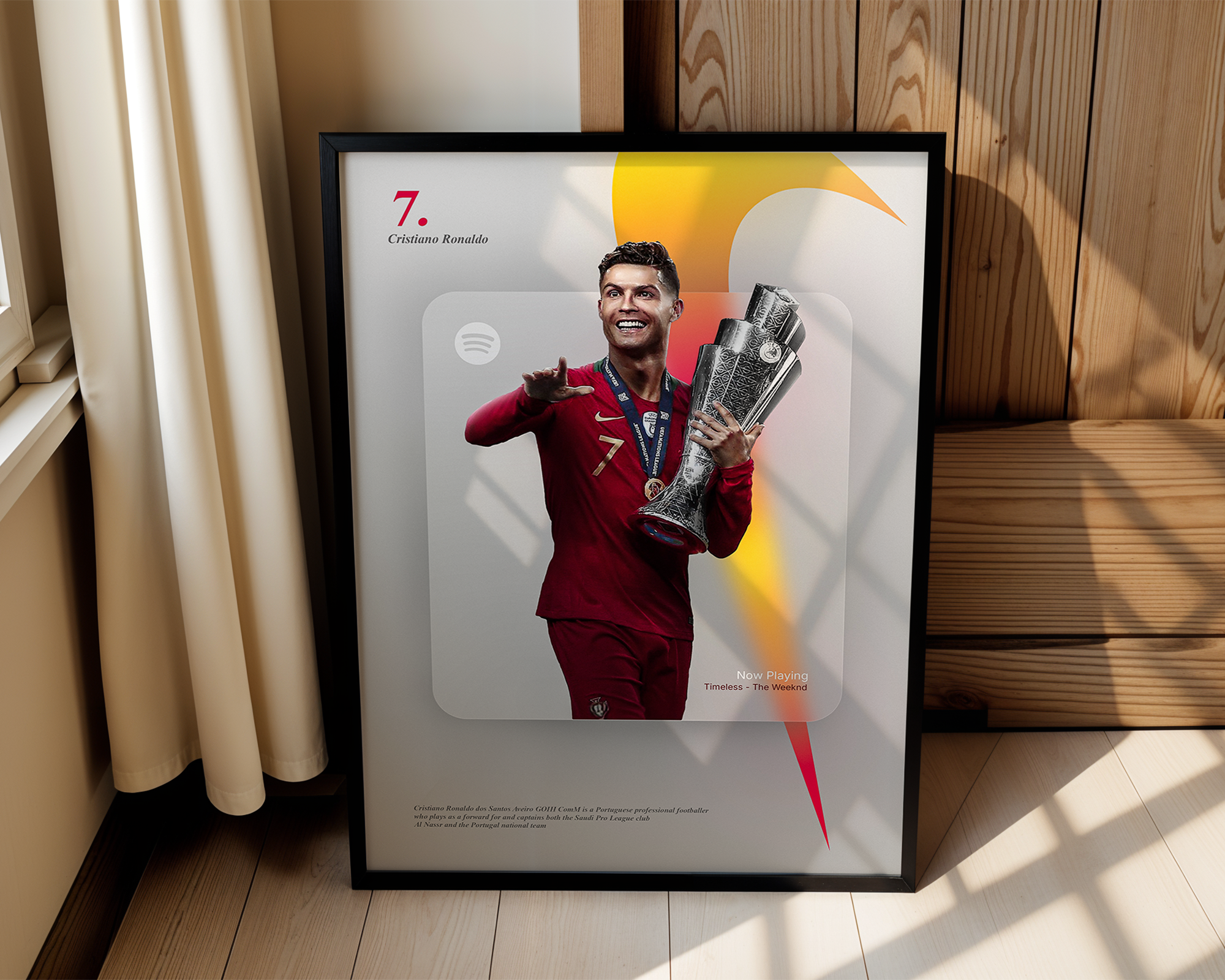 Cristiano Ronaldo Spotify - Timeless - The Weeknd