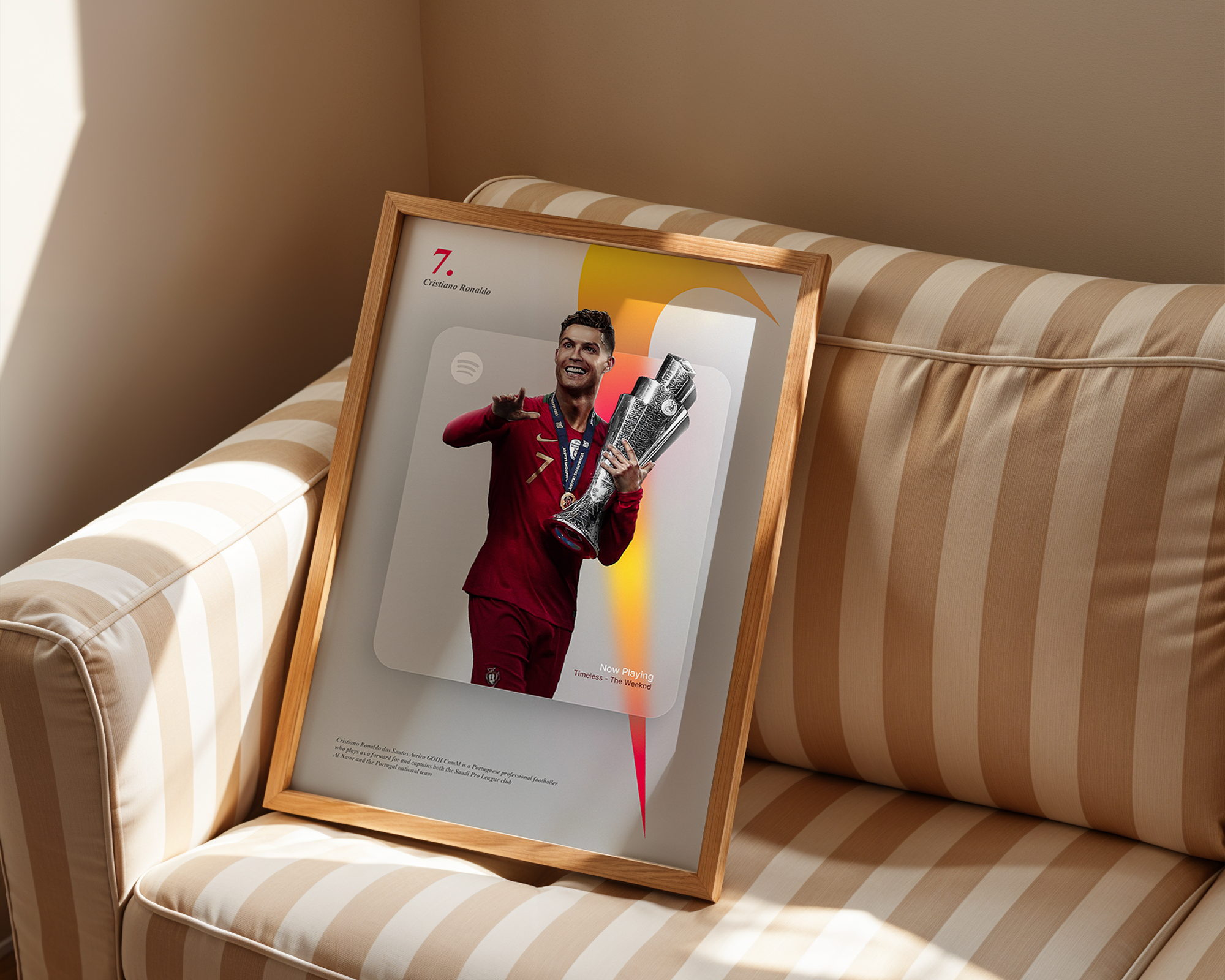 Cristiano Ronaldo Spotify - Timeless - The Weeknd