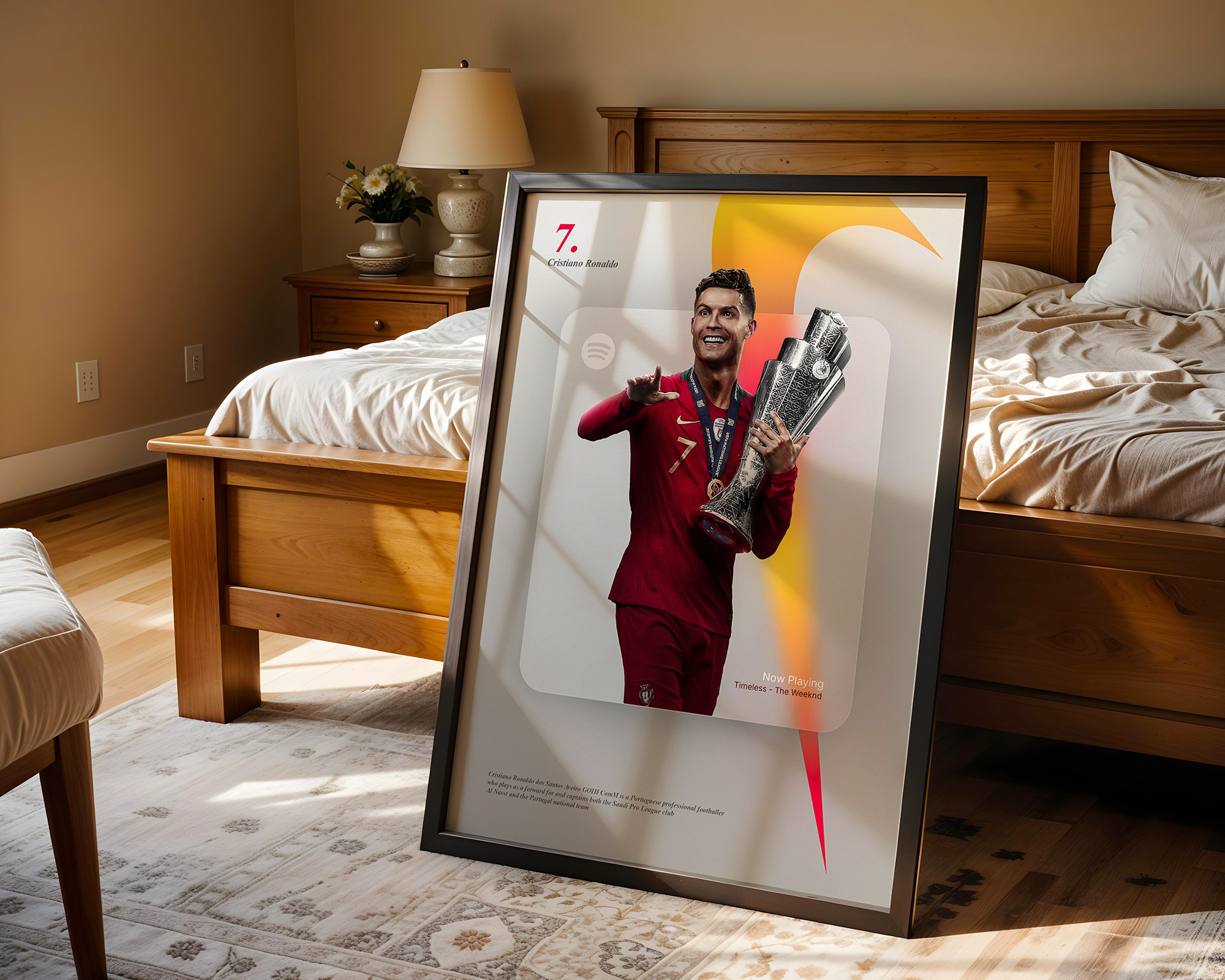 Cristiano Ronaldo Spotify - Timeless - The Weeknd