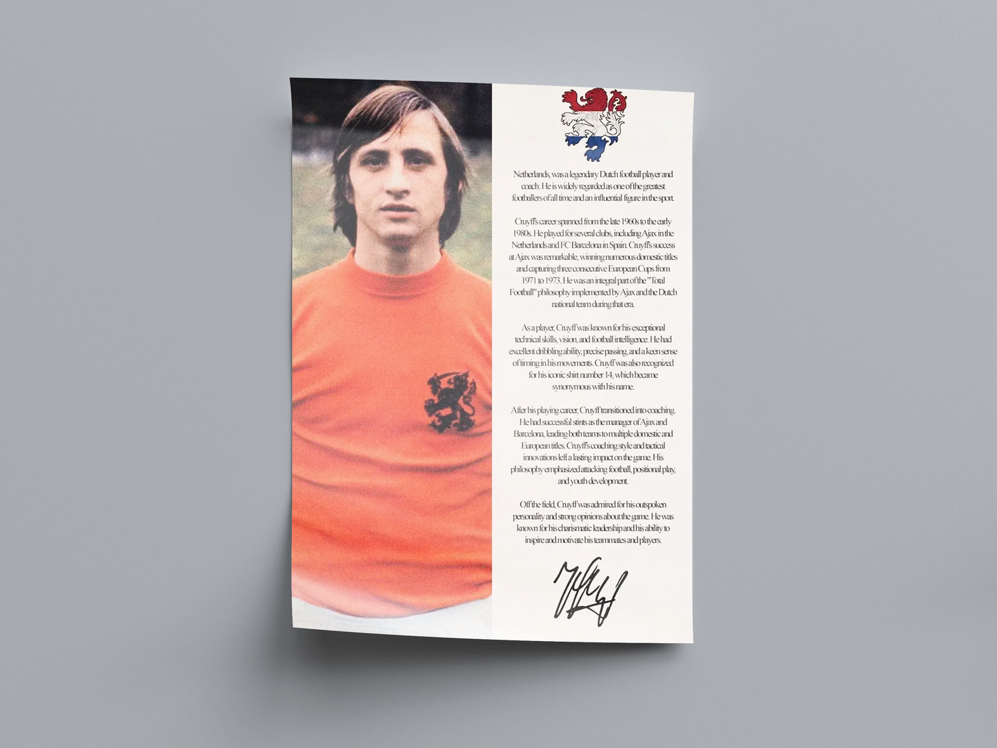 Johann Cruyff Biography