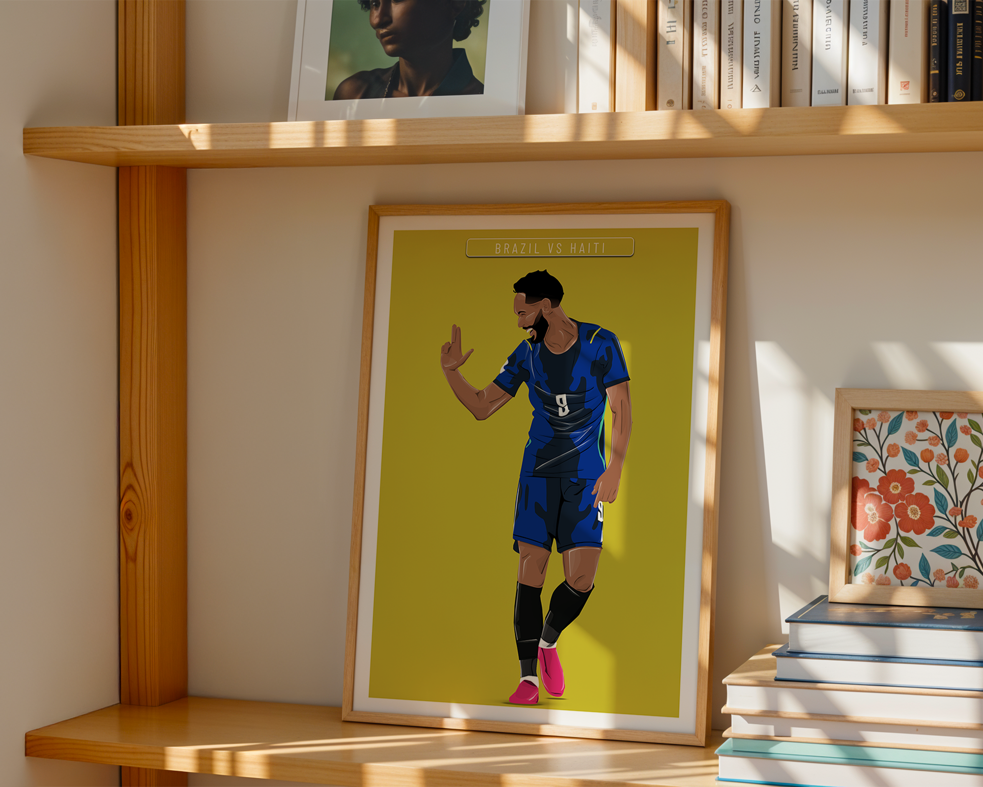 Matheus Cunha Brazil Poster | Hand-Drawn Illustration | World Cup Football Art
