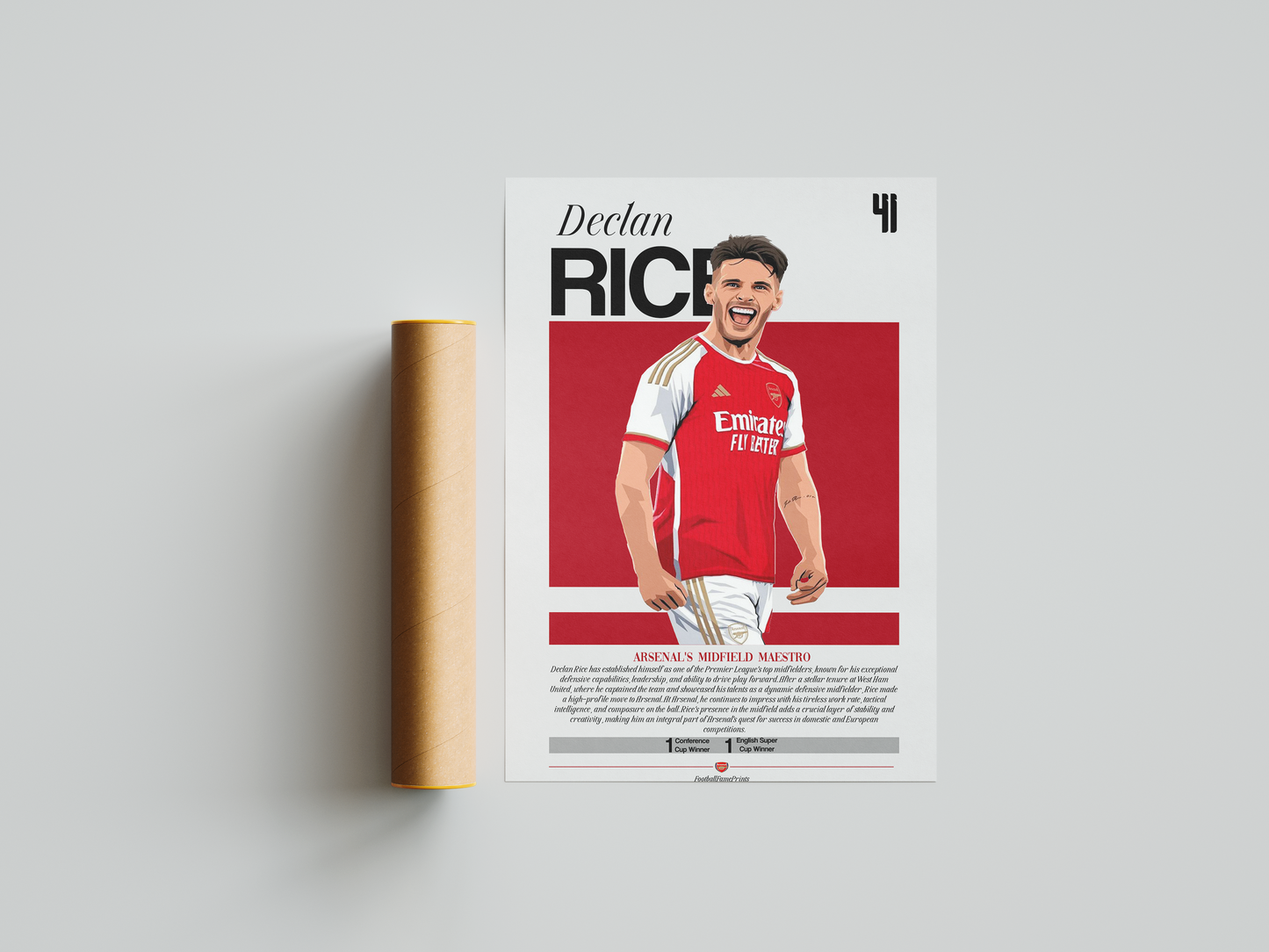 Declan Rice Illustration