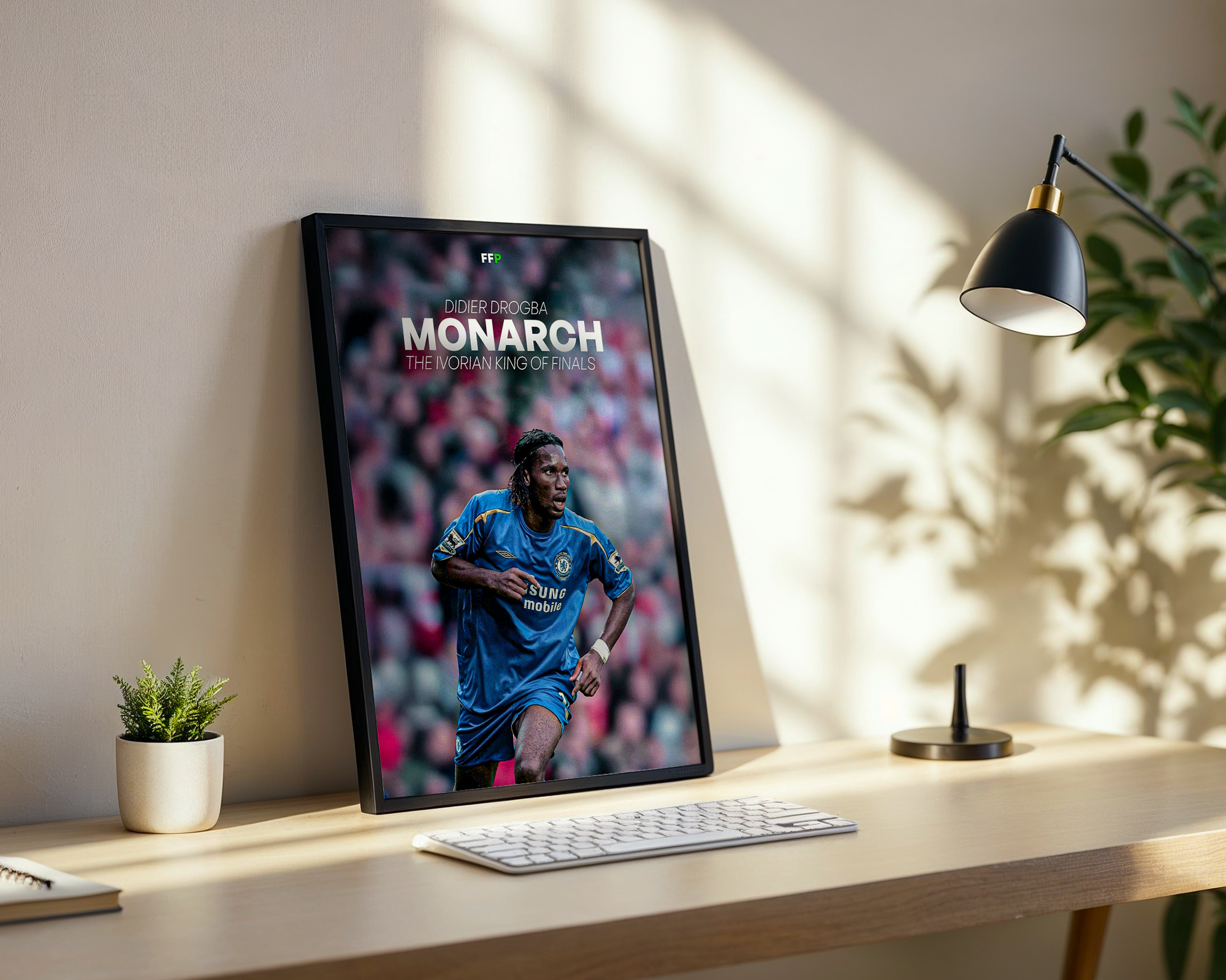 Didier Drogba - Monarch | The Ivorian King Of Finals | Football Poster