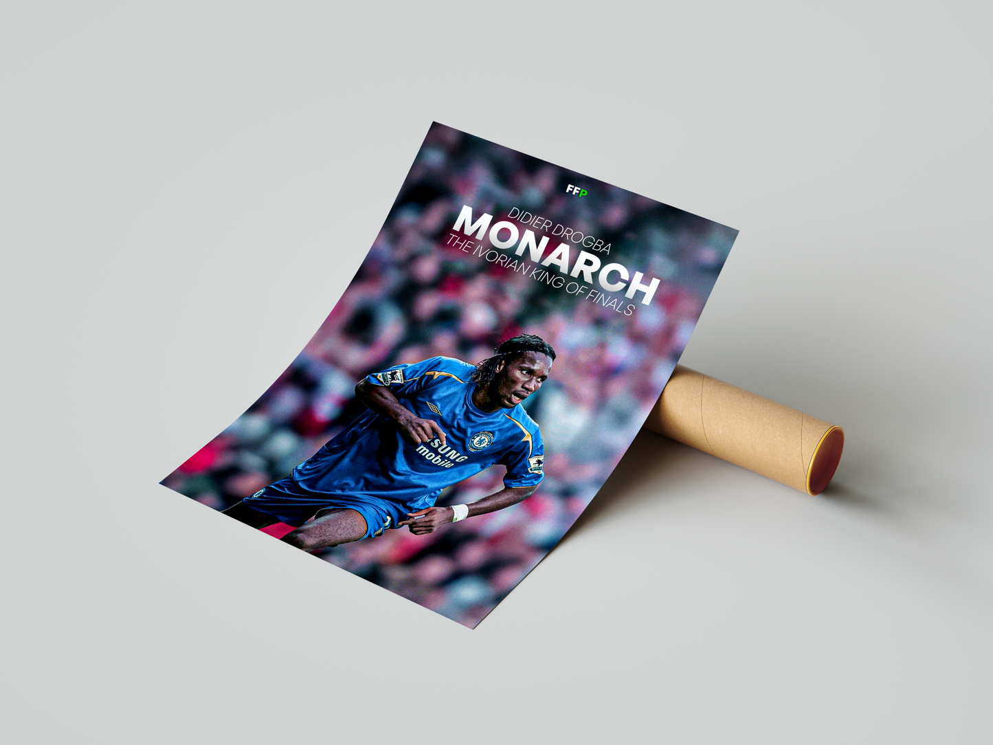 Didier Drogba - Monarch | The Ivorian King Of Finals | Football Poster