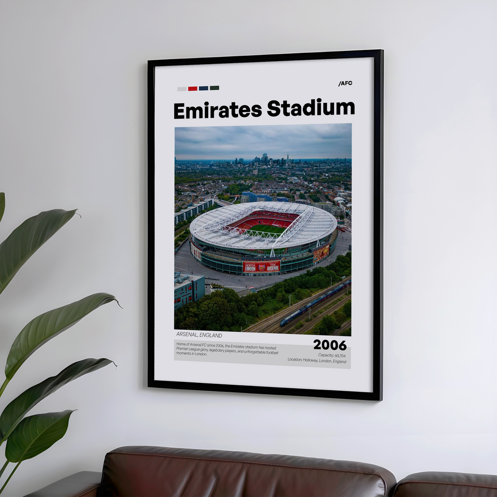 Emirates Stadium Poster - Arsenal FC