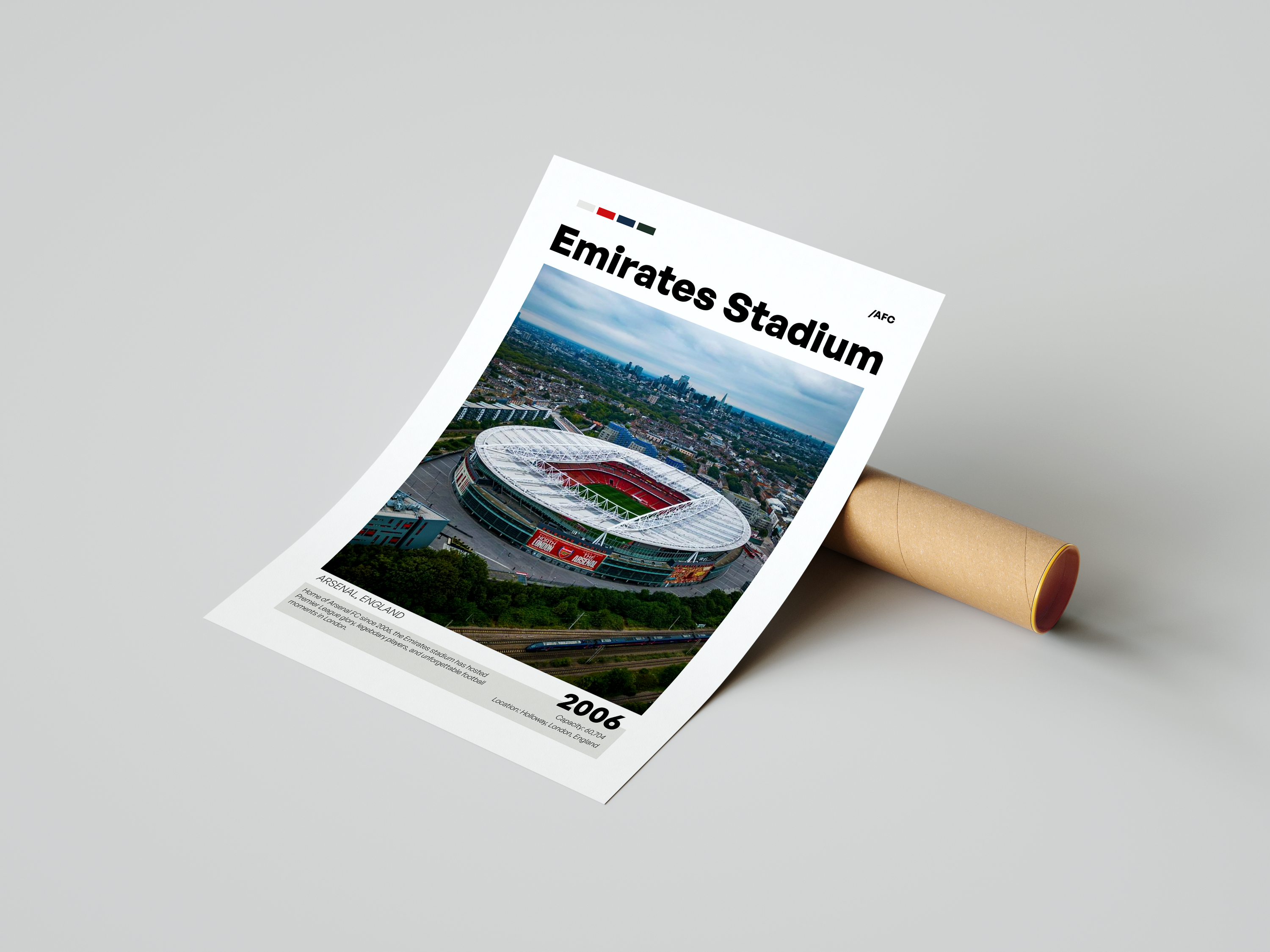 Emirates Stadium Poster - Arsenal FC