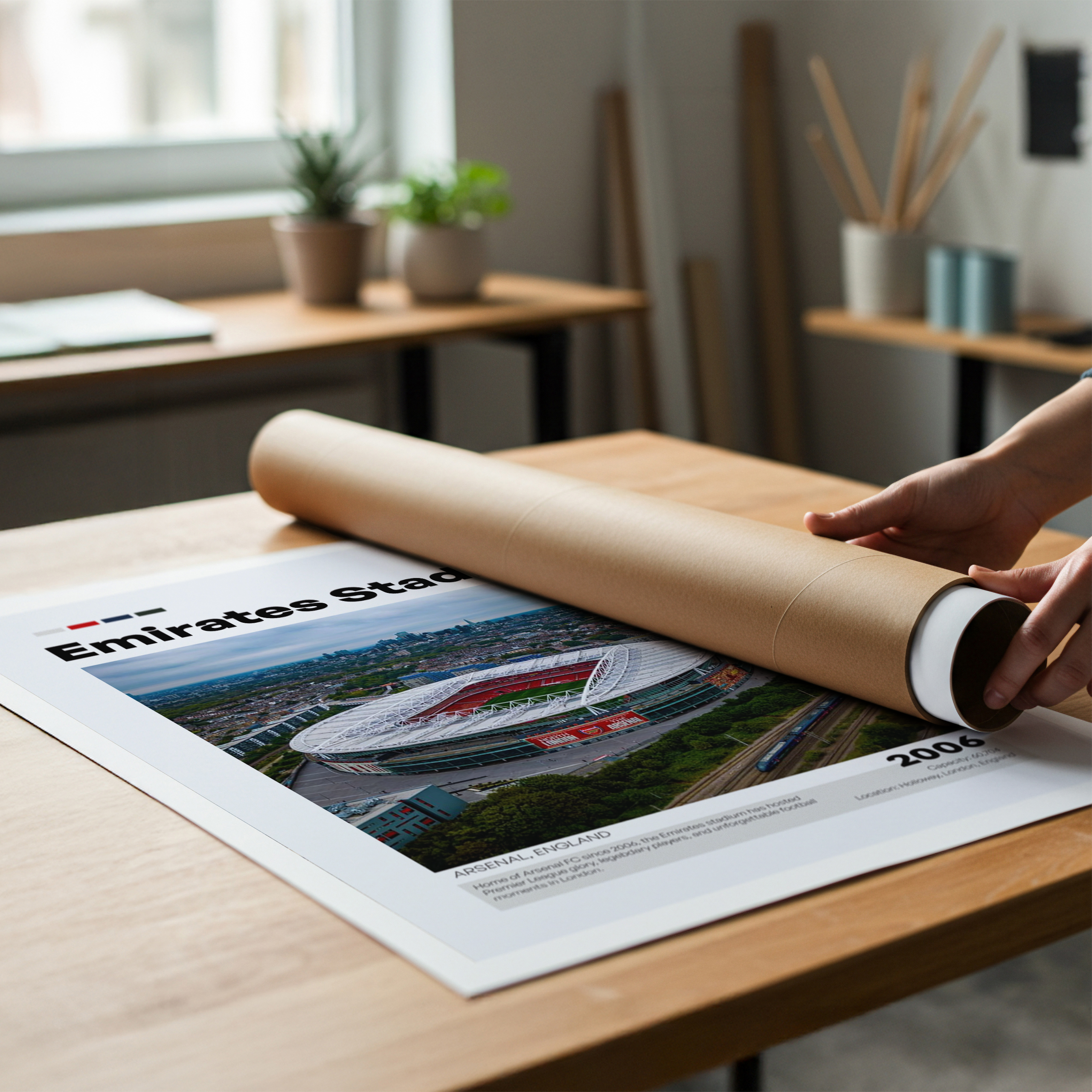 Emirates Stadium Poster - Arsenal FC