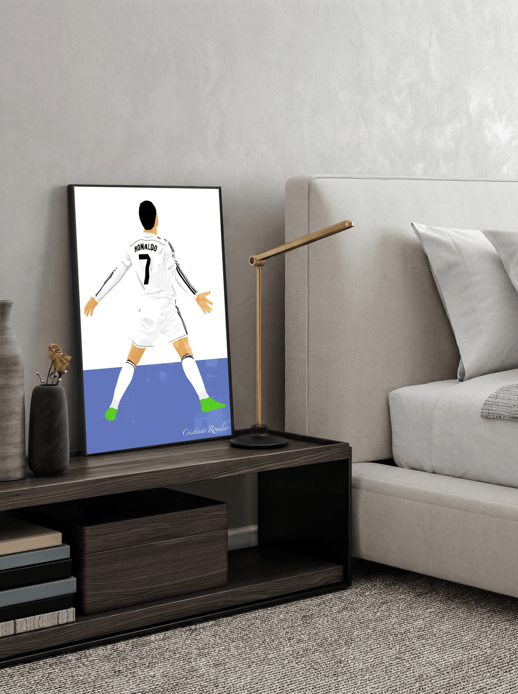 Cristiano Ronaldo SUII - Real Madrid Illustration Poster
