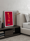 Donyell Malen - AS Roma Illustration Poster