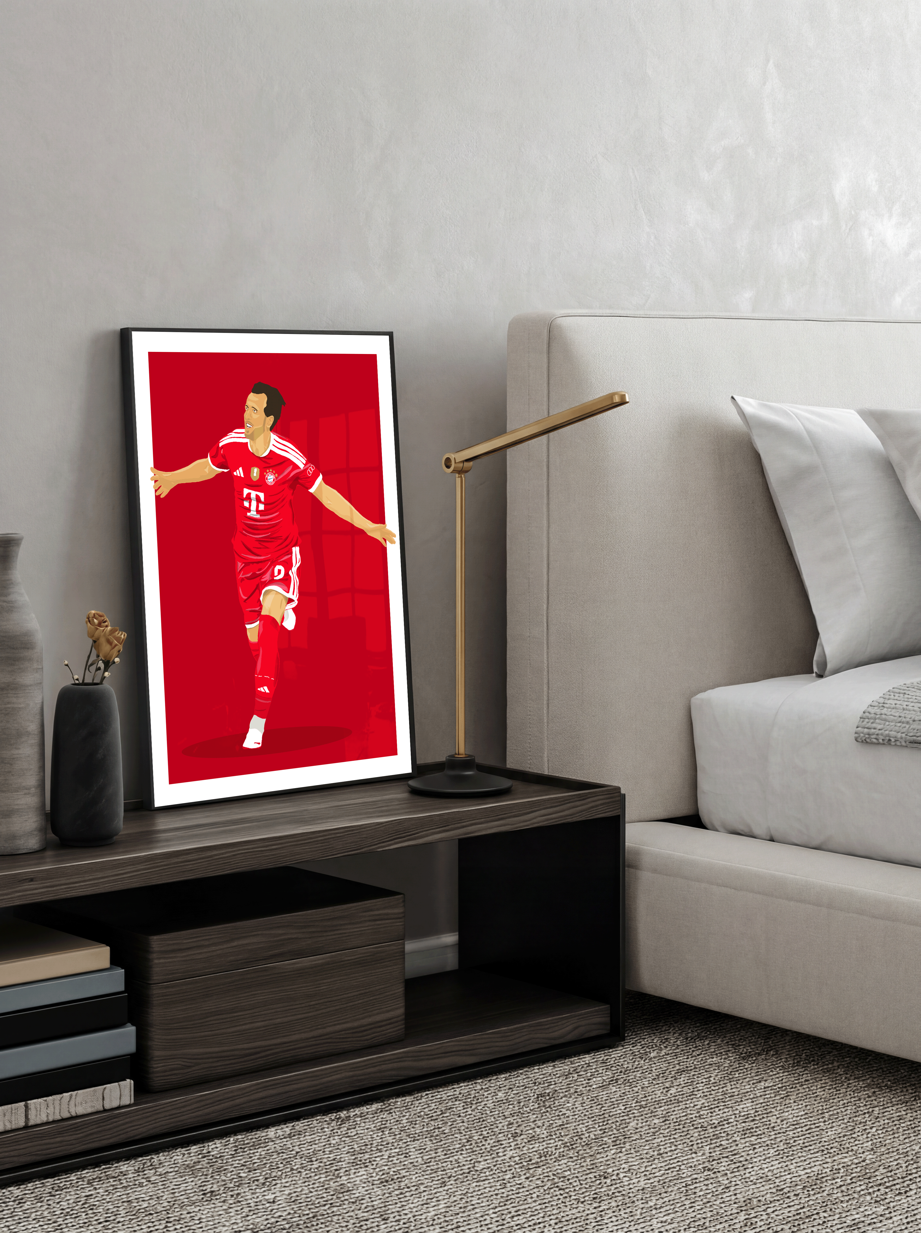 Harry Kane - Bayern Munich Illustration Poster