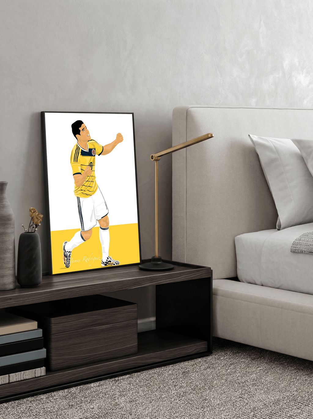 James Rodriguez - Colombia Illustration Poster