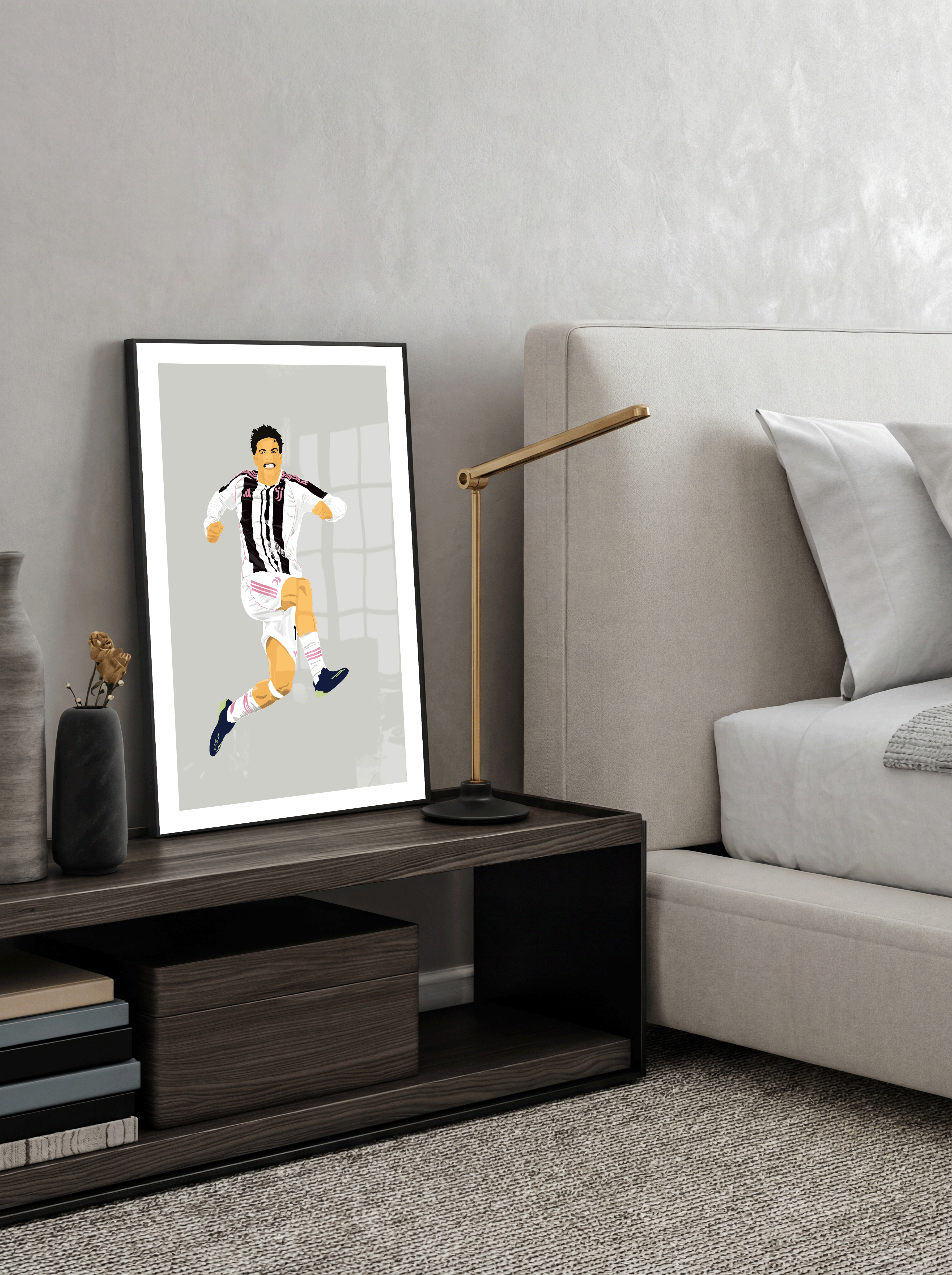 Kenan Yildiz - Juventus Illustration Poster