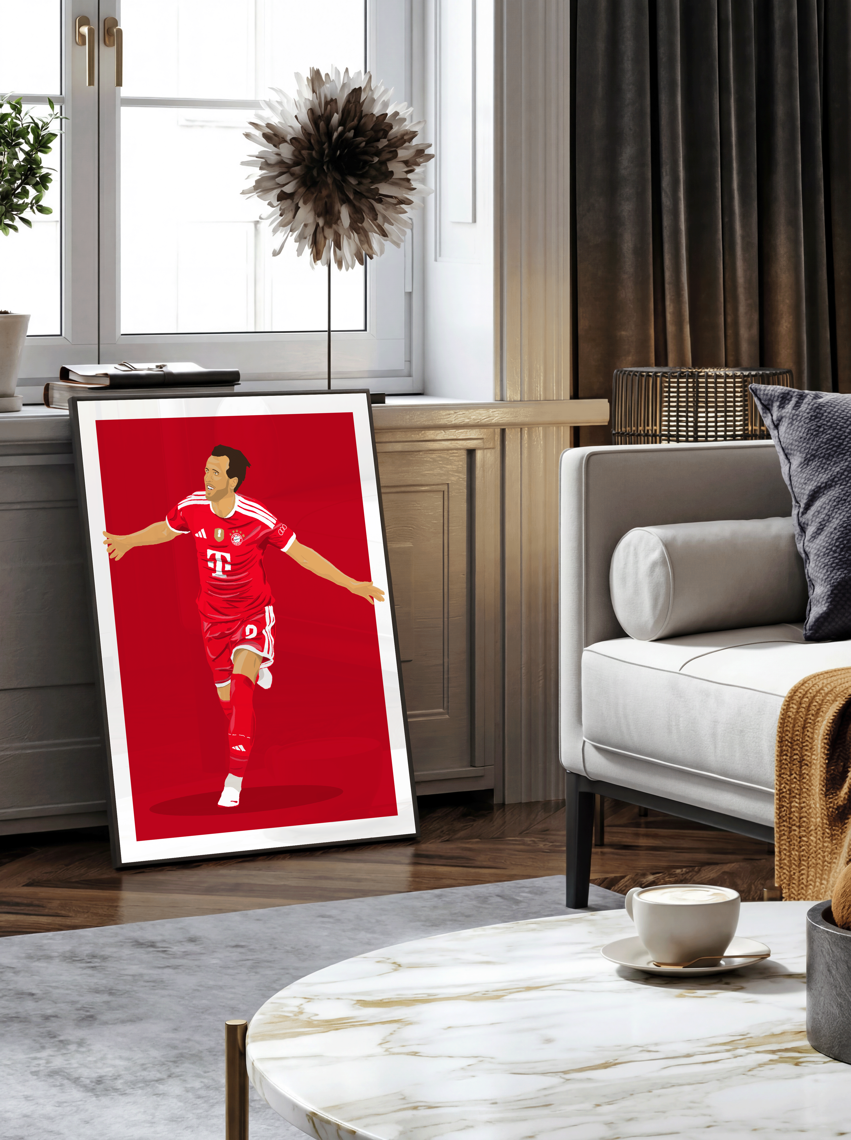 Harry Kane - Bayern Munich Illustration Poster