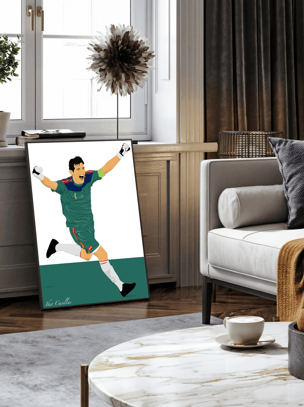 Iker Casillas - Spain Illustration Poster