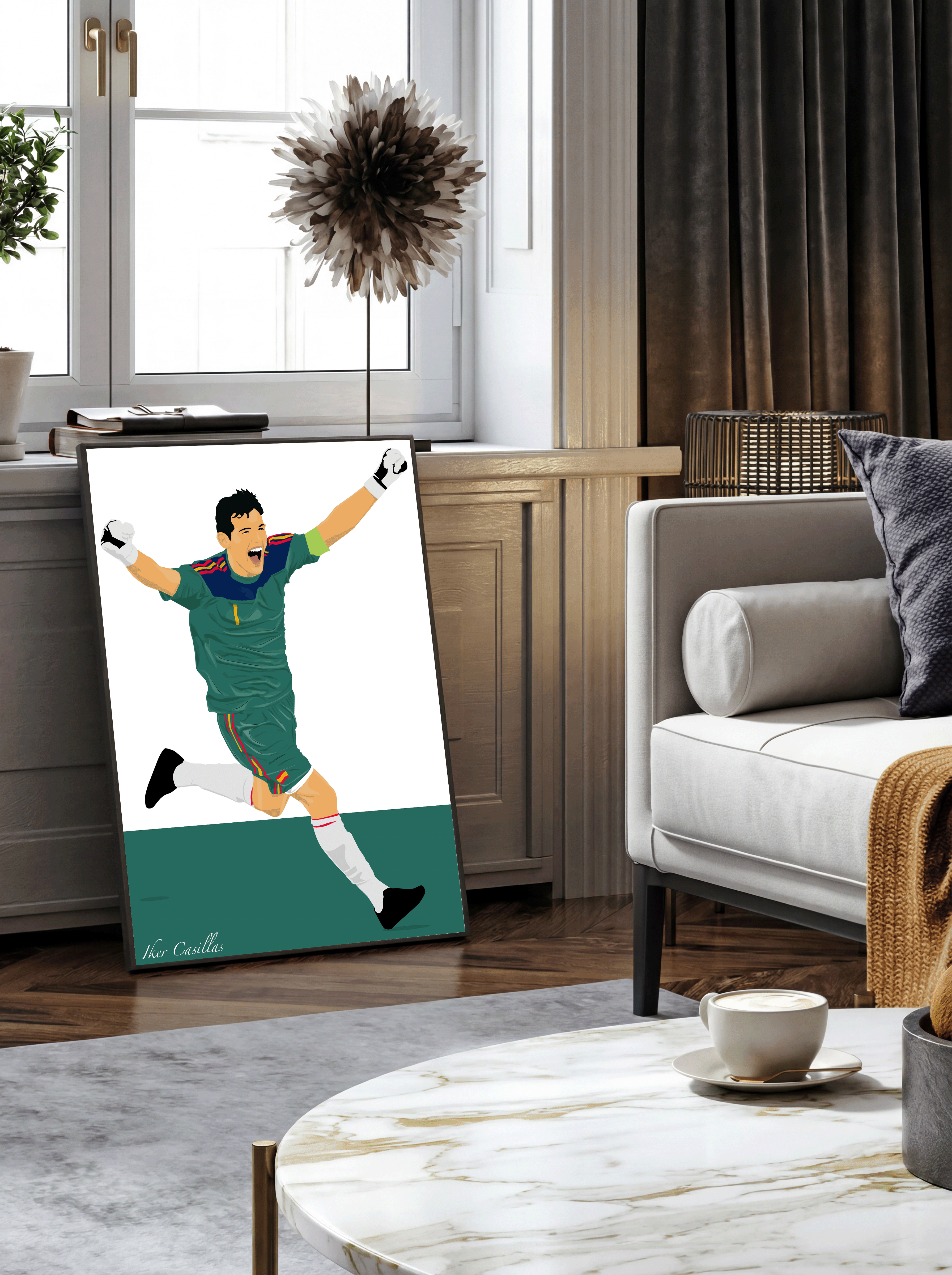 Iker Casillas - Spain Illustration Poster