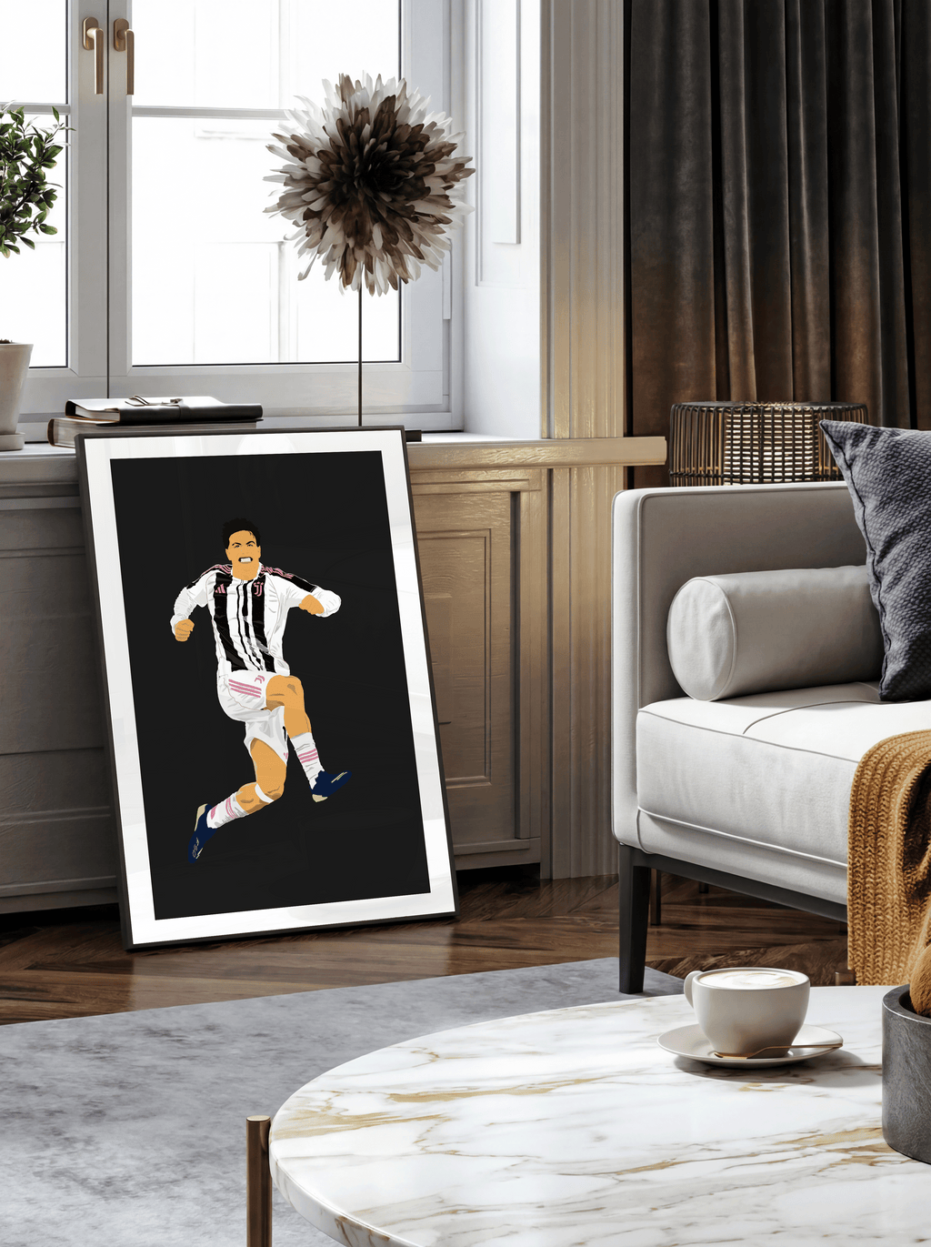 Kenan Yildiz - Juventus Illustration Poster