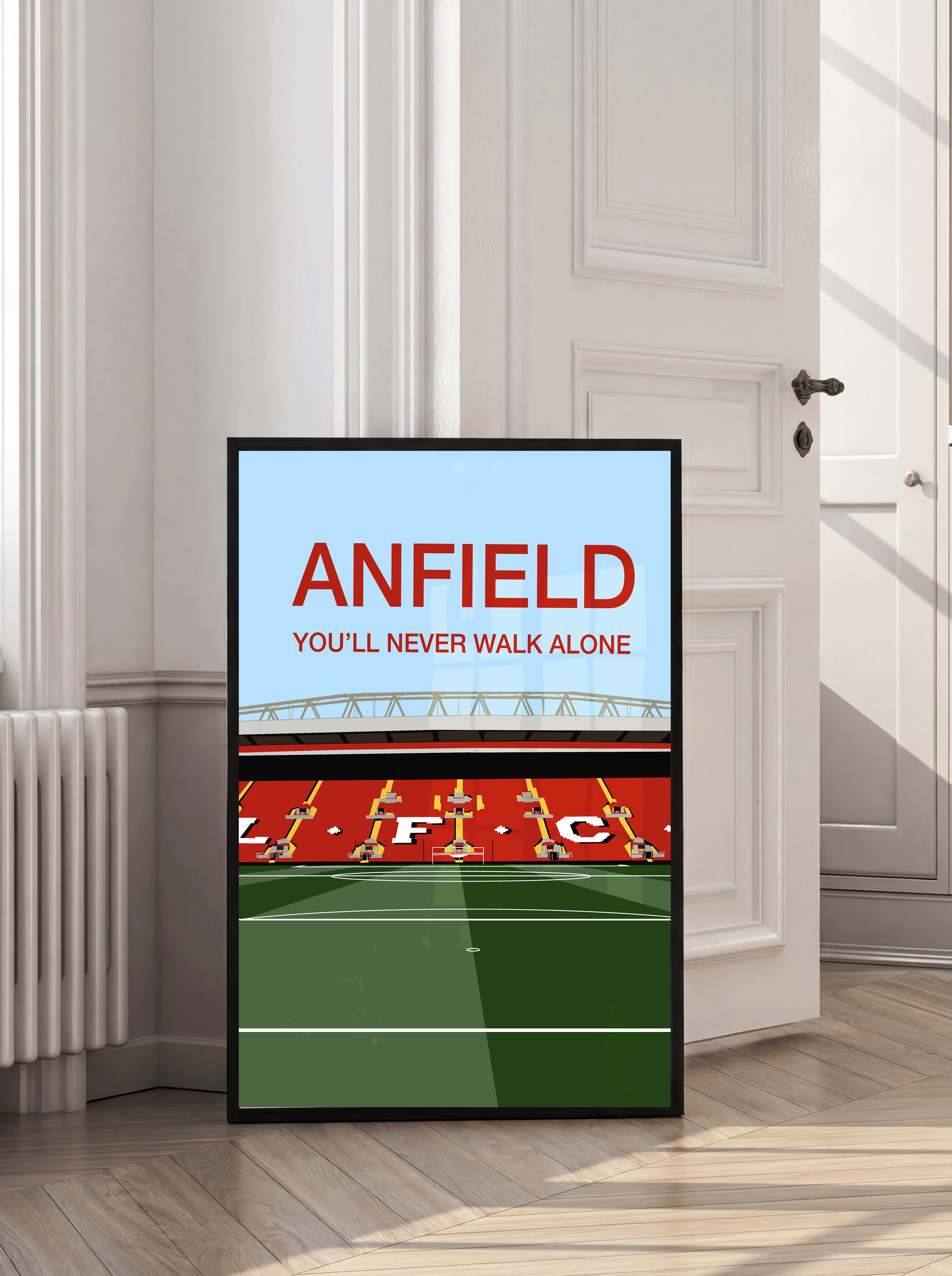 Anfield Stadium - Liverpool FC Ilustration Poster