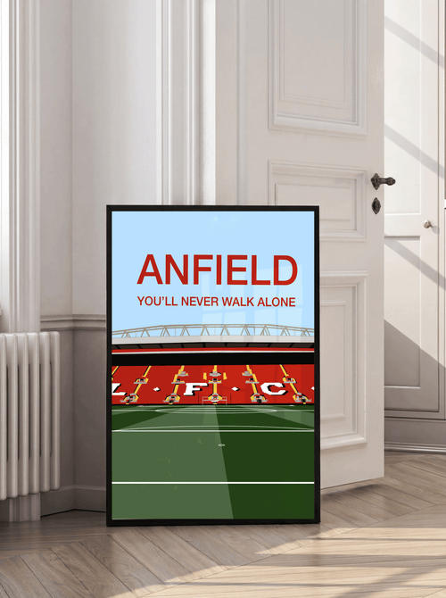 Anfield Stadium - Liverpool FC Ilustration Poster
