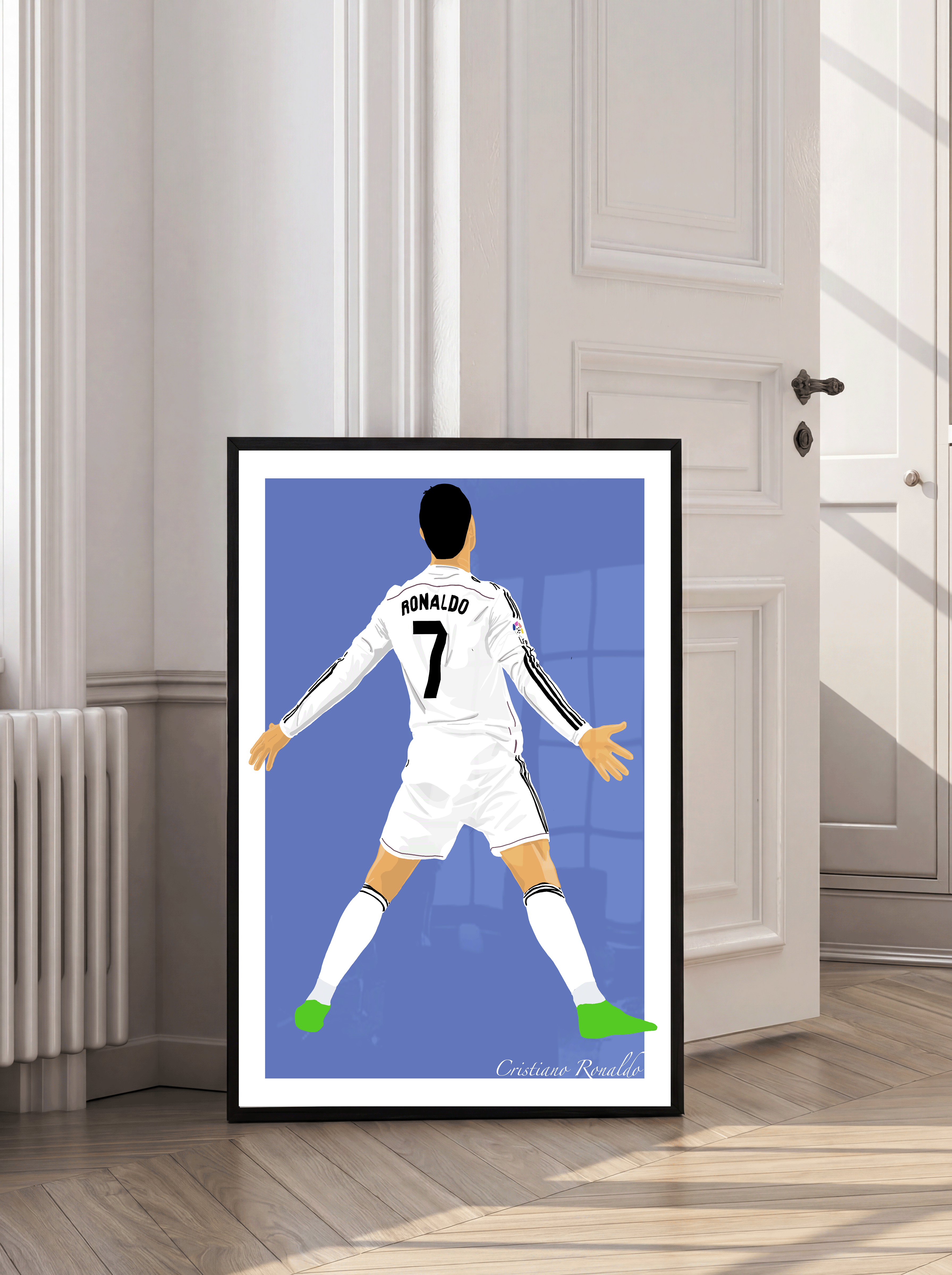 Cristiano Ronaldo SUII - Real Madrid Illustration Poster