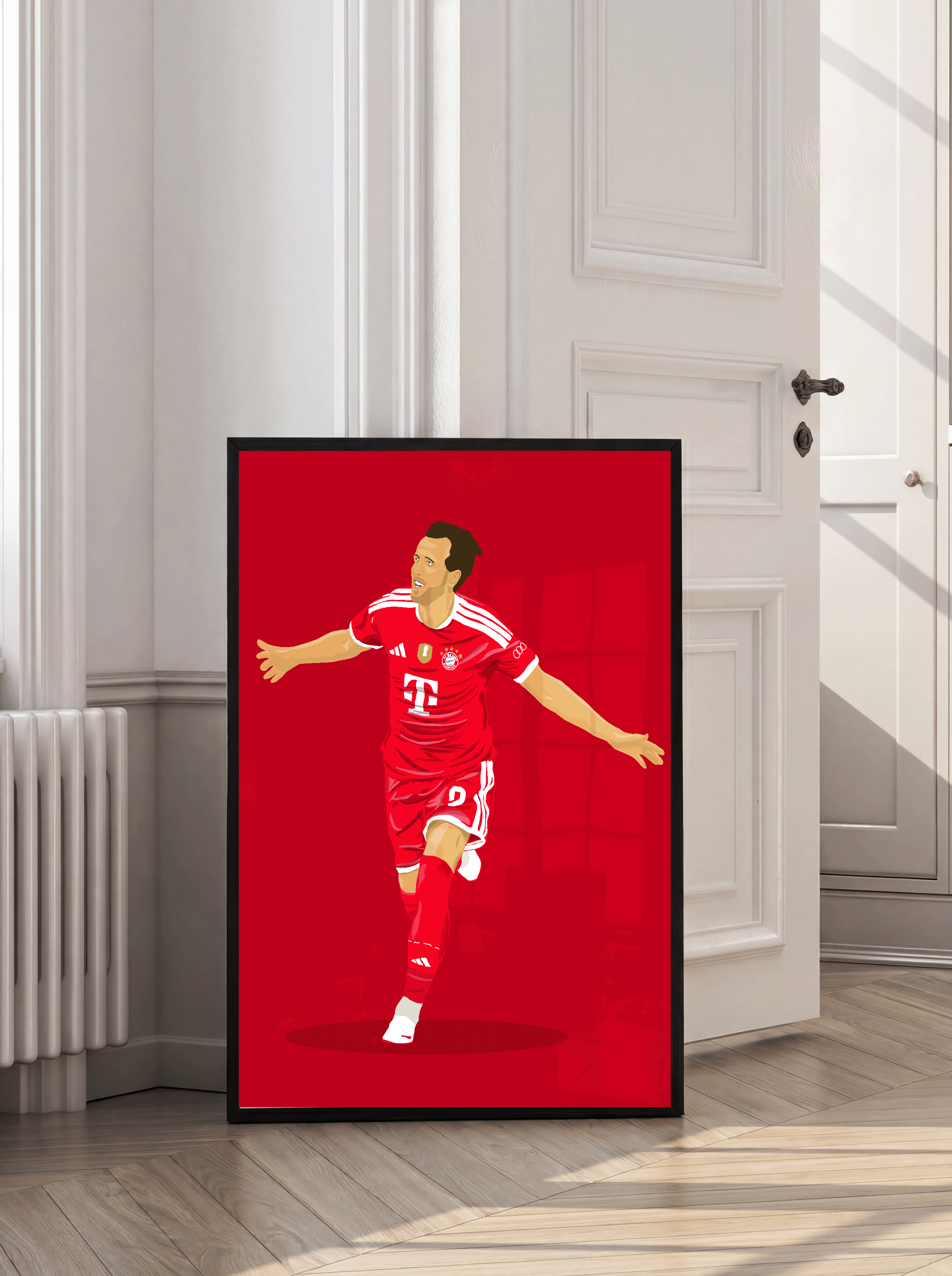 Harry Kane - Bayern Munich Illustration Poster