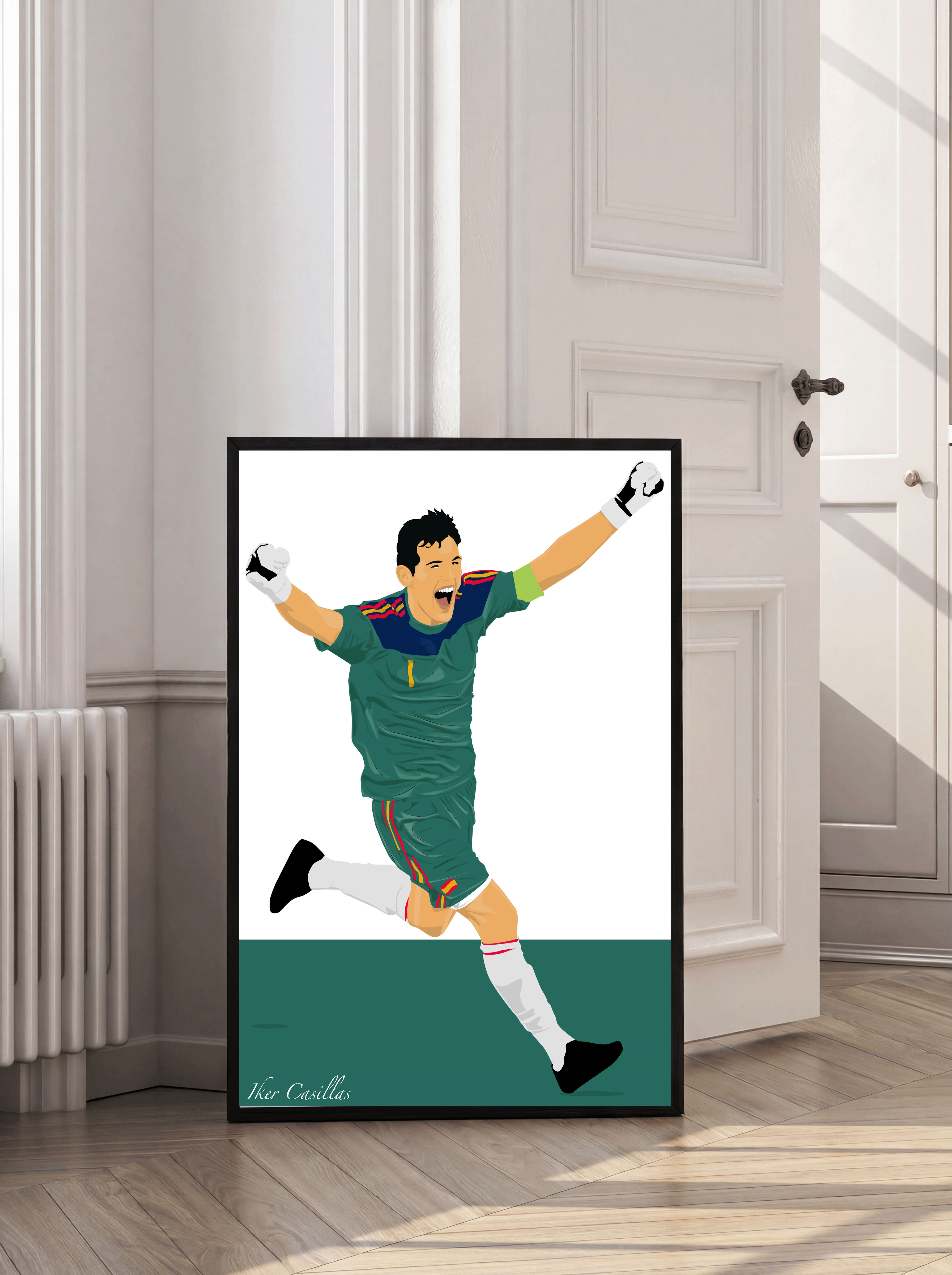 Iker Casillas - Spain Illustration Poster