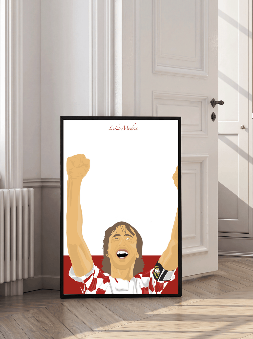Luka Modric - Croatia Illustration Poster