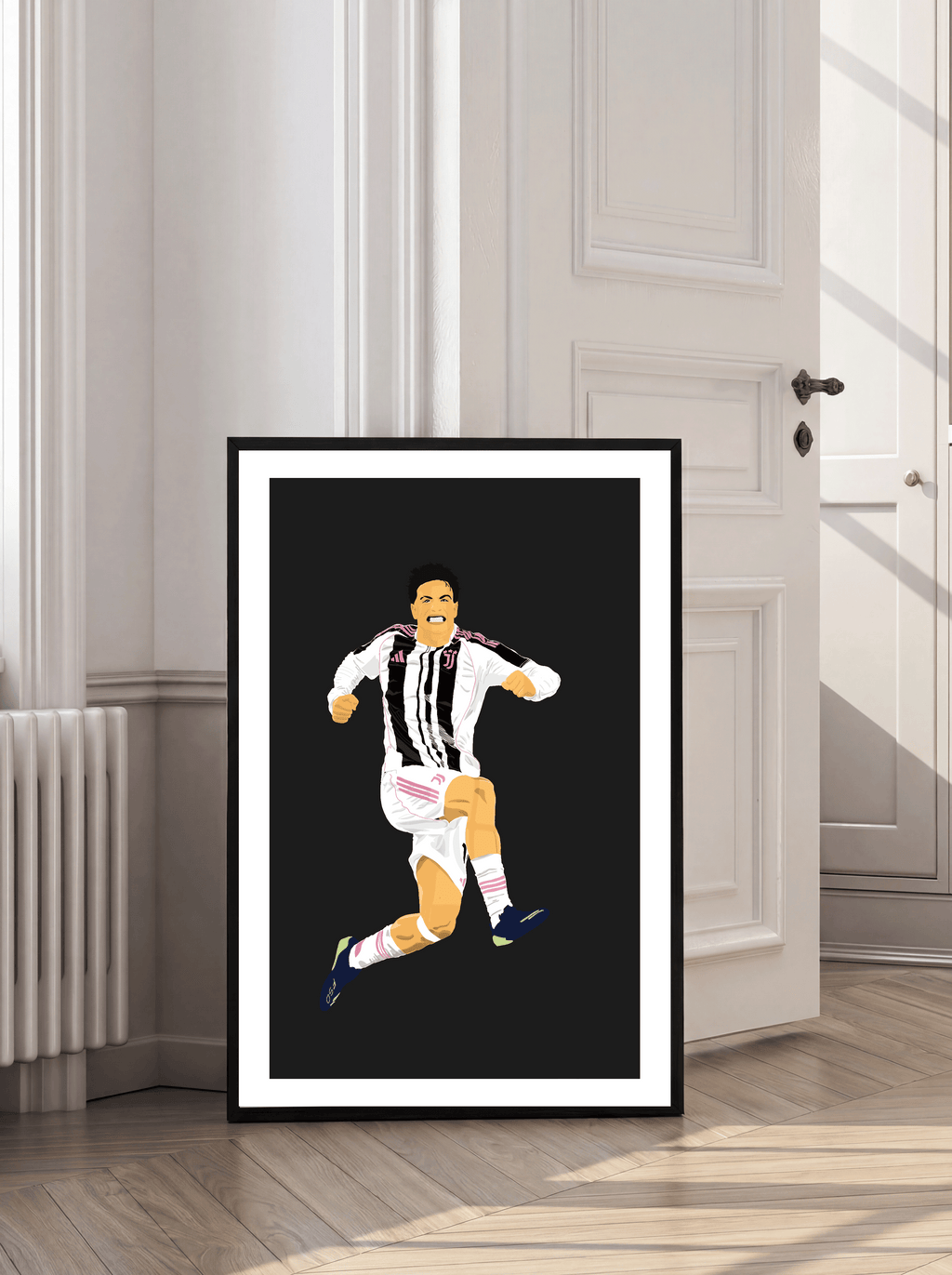 Kenan Yildiz - Juventus Illustration Poster