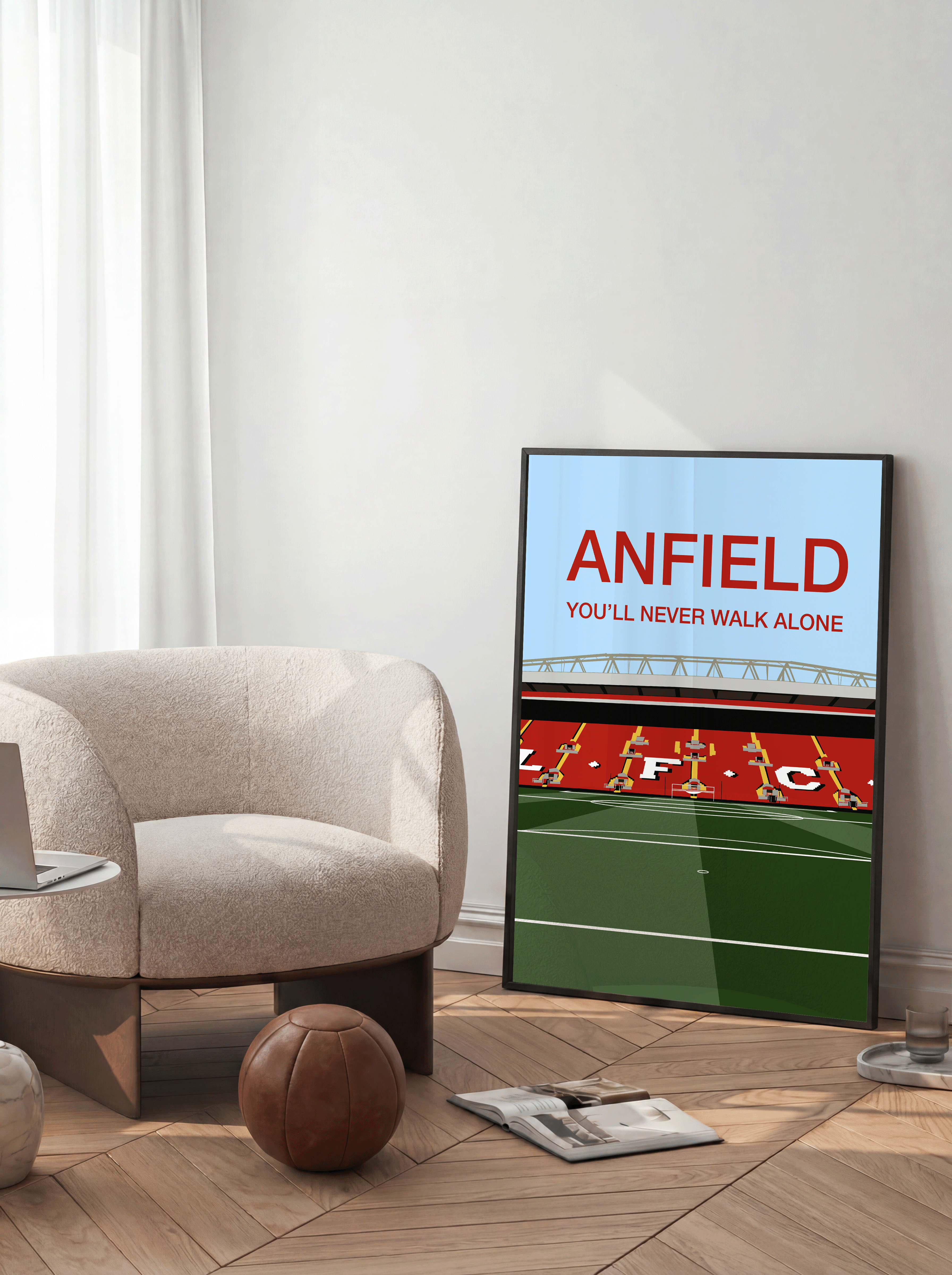 Anfield Stadium - Liverpool FC Ilustration Poster