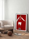Gabriel  Magalhães - Arsenal Illustration Poster