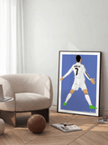 Cristiano Ronaldo SUII - Real Madrid Illustration Poster