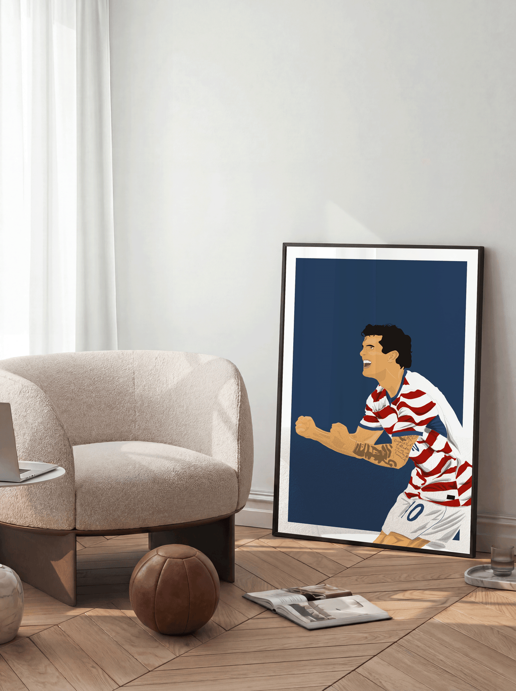 Christian Pulisic - USA Illustration Poster