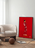Hugo Ekitike - Liverpool Illustration Poster