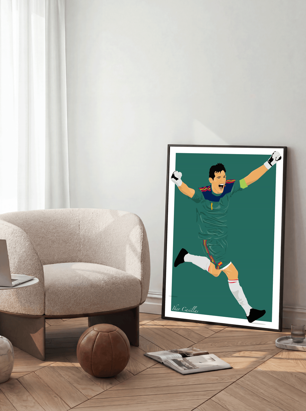 Iker Casillas - Spain Illustration Poster