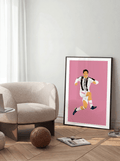Kenan Yildiz - Juventus Illustration Poster