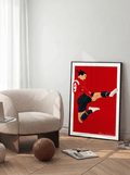 Zlatan Ibrahimovic - Manchester United Illustration Poster