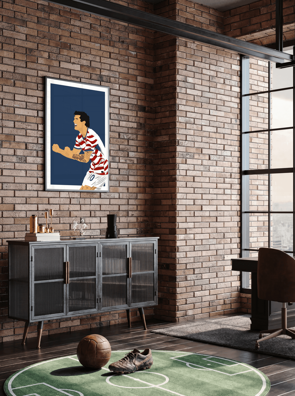 Christian Pulisic - USA Illustration Poster