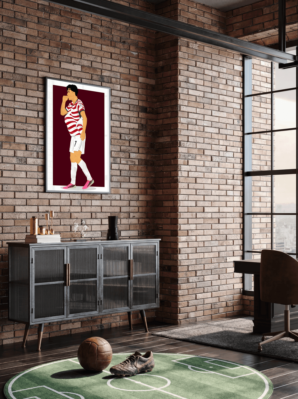 Gio Reyna - USA World Cup Illustration Poster