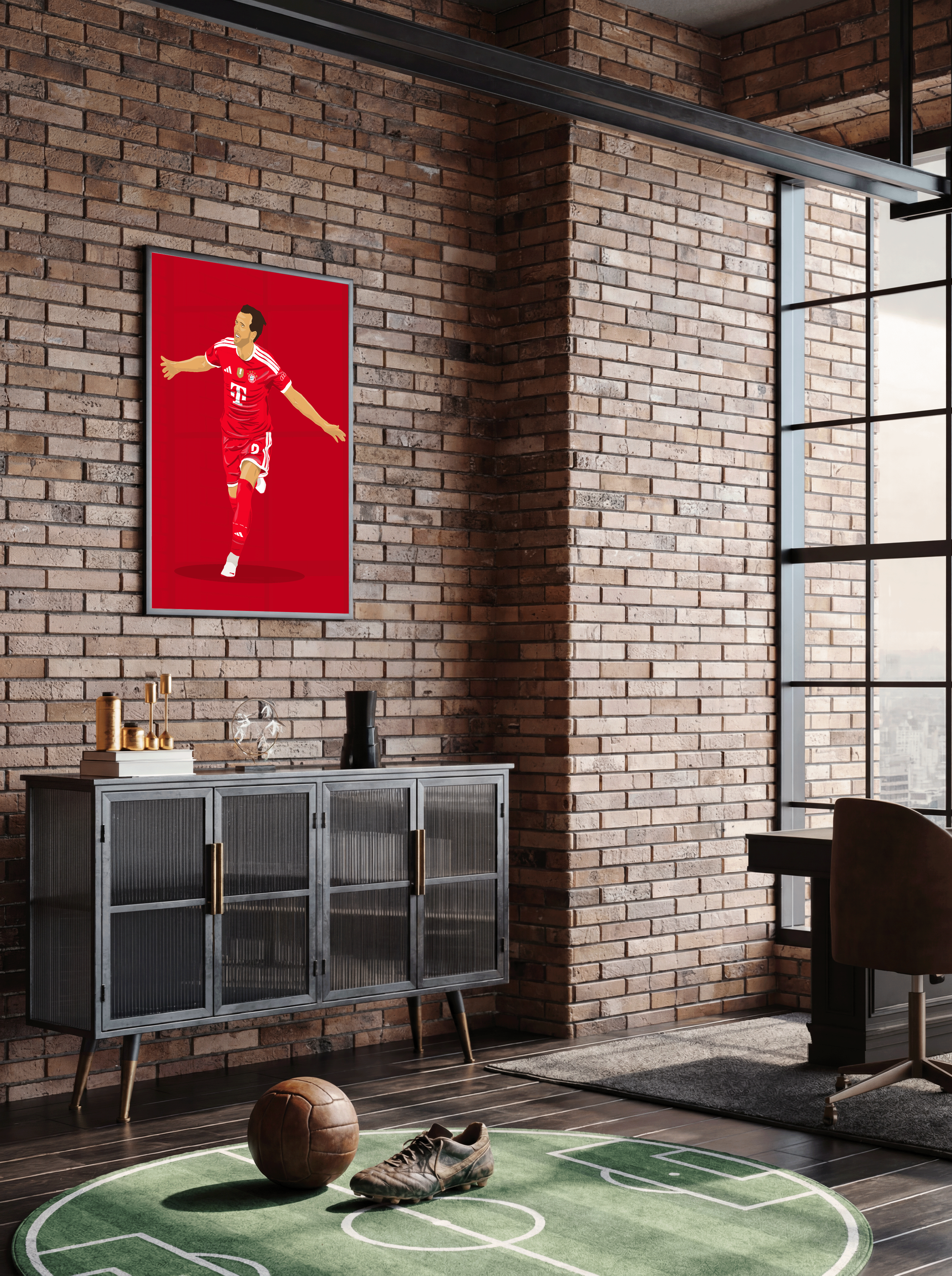 Harry Kane - Bayern Munich Illustration Poster